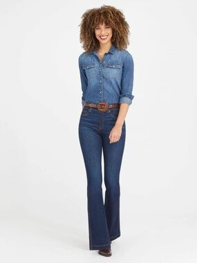 Spanx Flare Jeans Midnight Shade